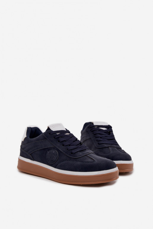 Scarpe modello sneakers Deveschio Basso Big Star SS174021 HI-POLY SYSTEM blu scuro