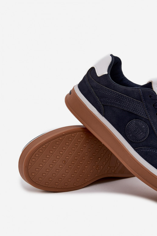 Scarpe modello sneakers Deveschio Basso Big Star SS174021 HI-POLY SYSTEM blu scuro