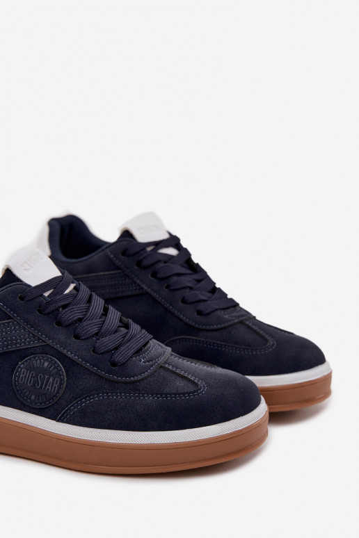 Scarpe modello sneakers Deveschio Basso Big Star SS174021 HI-POLY SYSTEM blu scuro