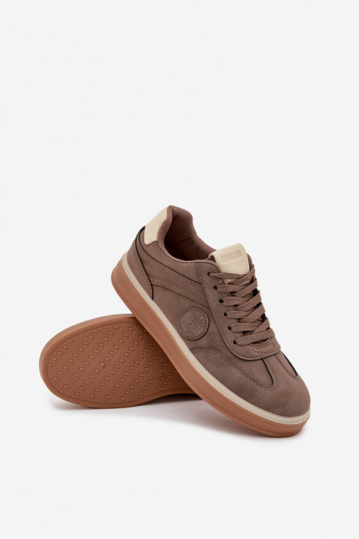 Scarpe modello sneakers Deveschio Basso Big Star SS174020 HI-POLY SYSTEM beige