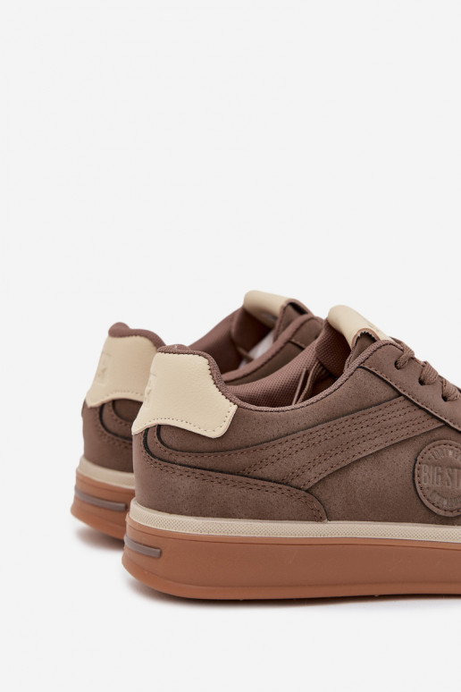 Scarpe modello sneakers Deveschio Basso Big Star SS174020 HI-POLY SYSTEM beige