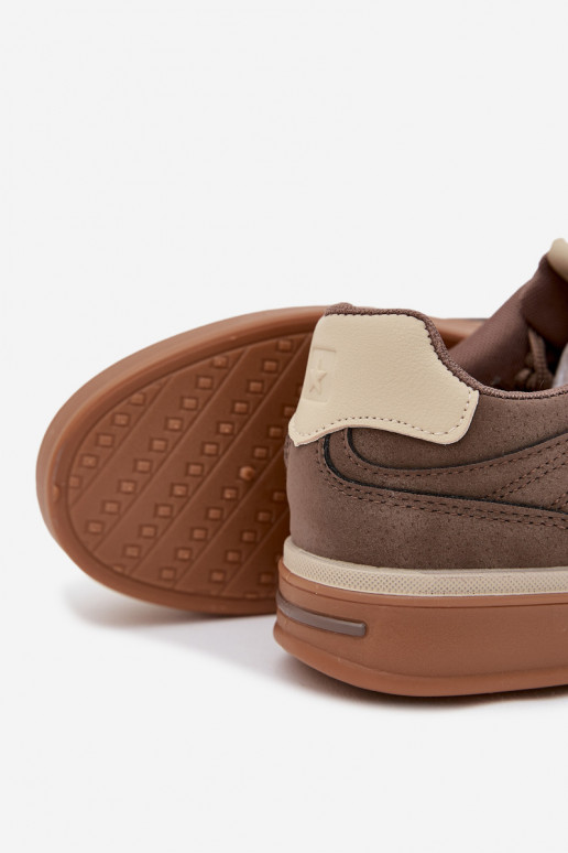 Scarpe modello sneakers Deveschio Basso Big Star SS174020 HI-POLY SYSTEM beige