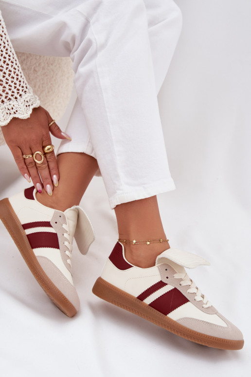 Basso Scarpe modello sneakers FemminileINyAiniętym Językiem Borgogna Ardira