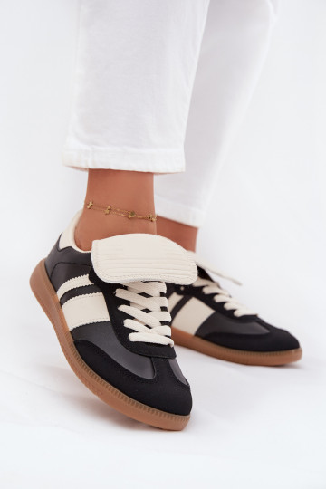 Scarpe sportive basse da donna color nero Ardira 2