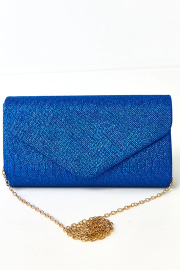 Borsetta blu a forma di busta Circle 2