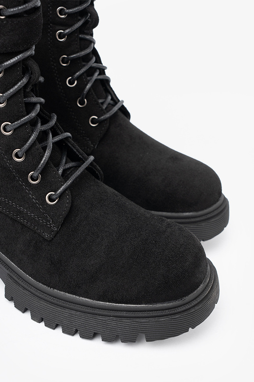 colore nero stivali da equitazione alti con fibbie i laccim