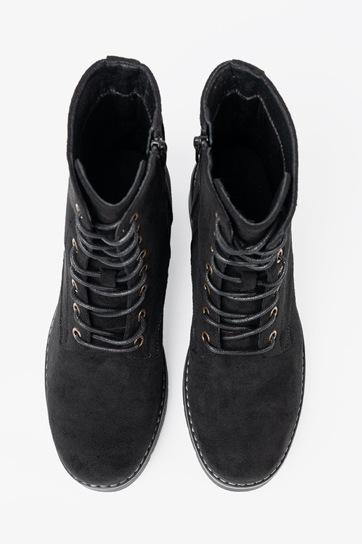 colore nero allacciato stivali da equitazione alti z grubą podeszAą colore nero allacciato stivali da equitazione alti z grubą podeszAą