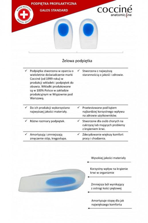 COCCINE GALOS Calzini con tacco Abilitato OstrogiŻelu COCCINE GALOS Calzini con tacco Abilitato OstrogiŻelu