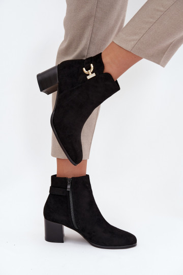 riscaldamento Stivali da donna Ze colore doratom Detalem colore nero Renora