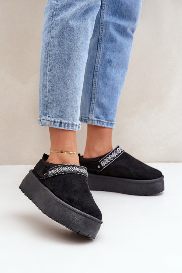 Stivali da neve Con decorazioni Haftem colore nero Selithria