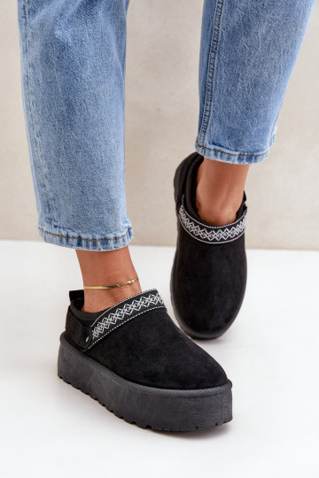 Stivali da neve Con decorazioni Haftem colore nero Selithria 2