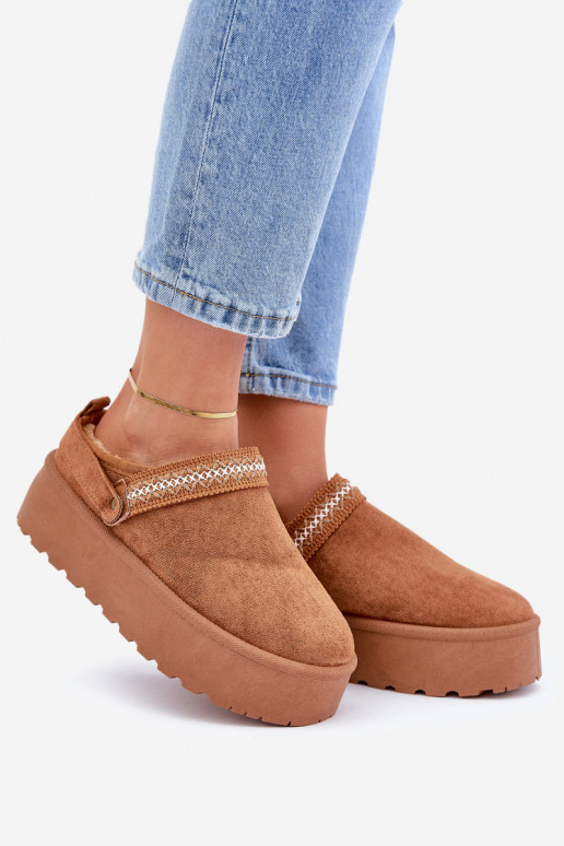 Stivali da neve Con decorazioni Haftem colore marrone Selithria