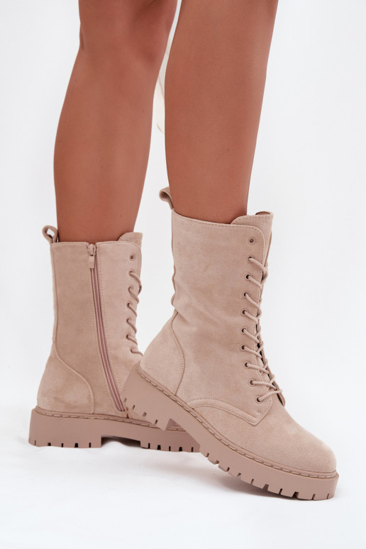 Stivaletti da lavoro Femminile riscaldamento beige Devervielle Stivaletti da lavoro Femminile riscaldamento beige Devervielle