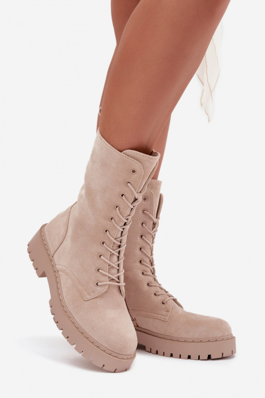 Stivaletti da lavoro Femminile riscaldamento beige Devervielle Stivaletti da lavoro Femminile riscaldamento beige Devervielle