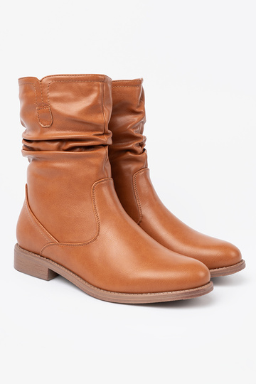 KomfortoAe scarpe karmeloAe z marszczeniami