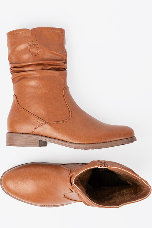 KomfortoAe scarpe karmeloAe z marszczeniami