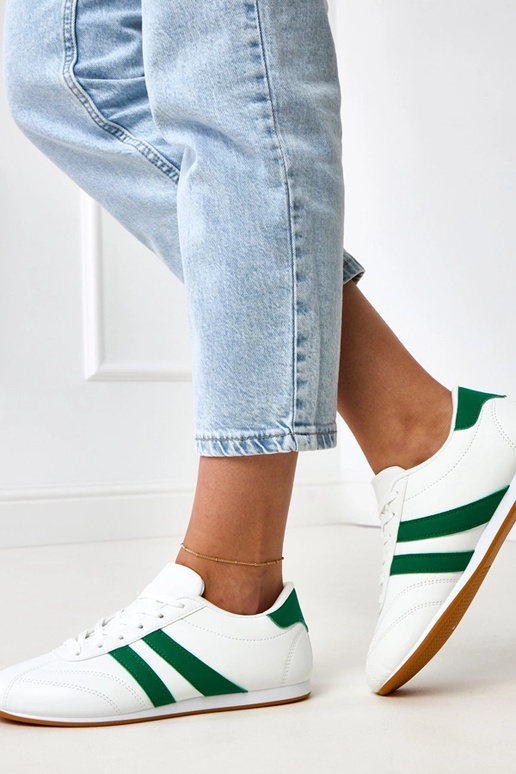 Sneaker bianche tipo tennis con...