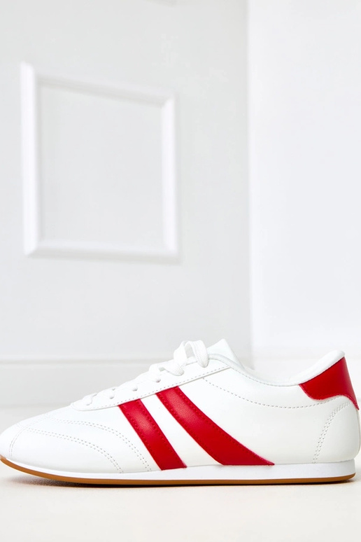 Sneaker bianche tipo tennis con...