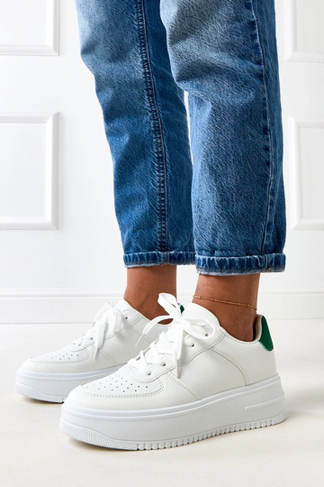 Scarpe sportive bianche con...