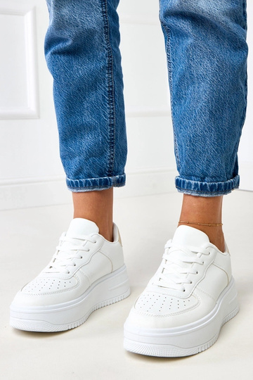 Scarpe sportive bianche con...