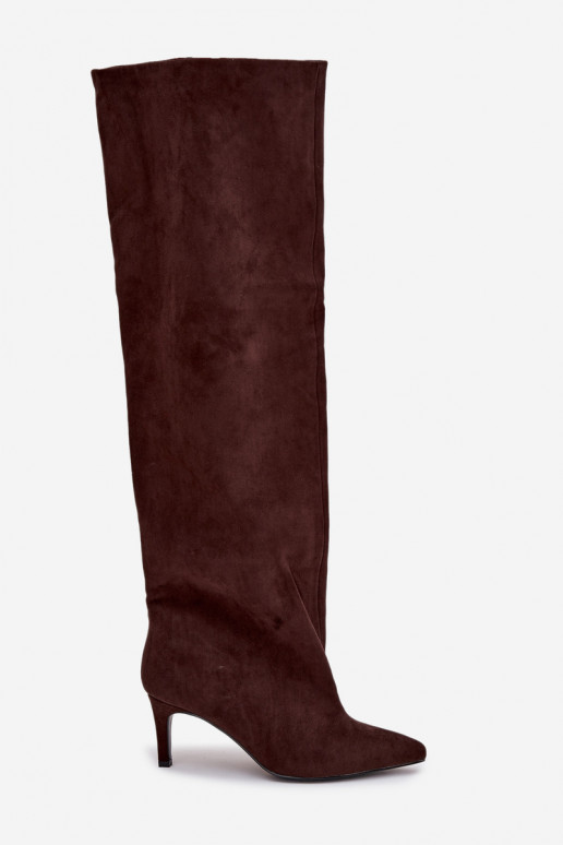 stivali da donna con tacchi sottili Un modello convincente CzekoladoAe Devevilla