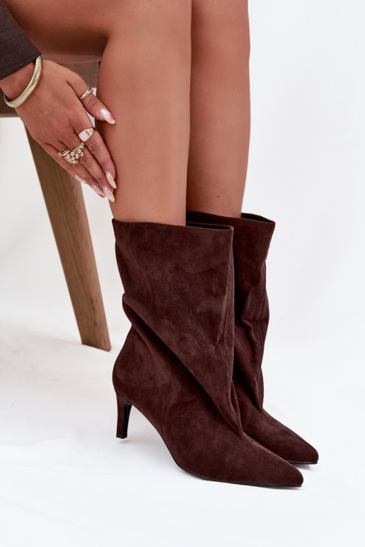 Un modello convincente Stivali da donna con tacchi sottili CzekoladoAe Solvienne