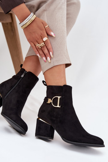 riscaldamento Stivali da donna Ze colore doratomi Elementami colore nero Ambrine