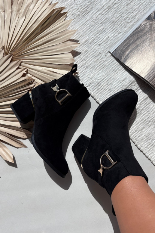 riscaldamento Stivali da donna Ze colore doratomi Elementami colore nero Ambrine