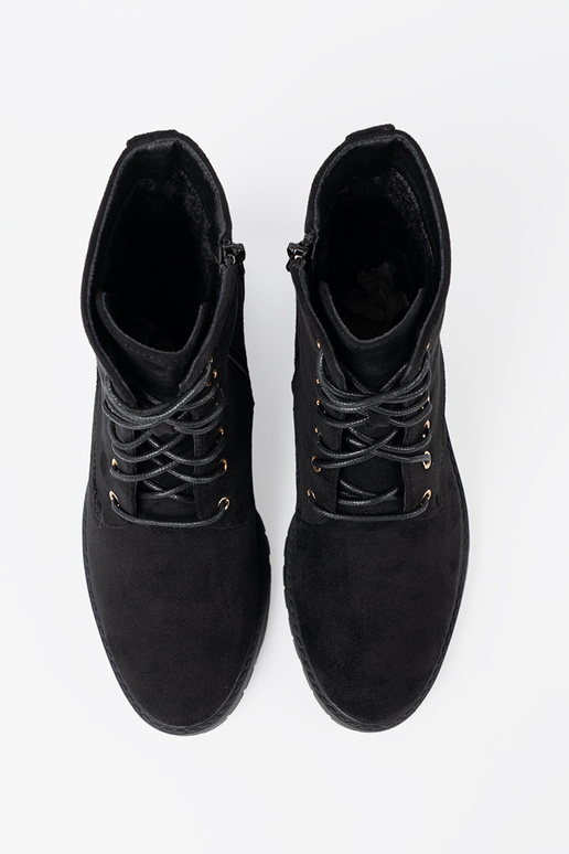 Conveniente colore nero scarpe z okrągłym noskiem Conveniente colore nero scarpe z okrągłym noskiem