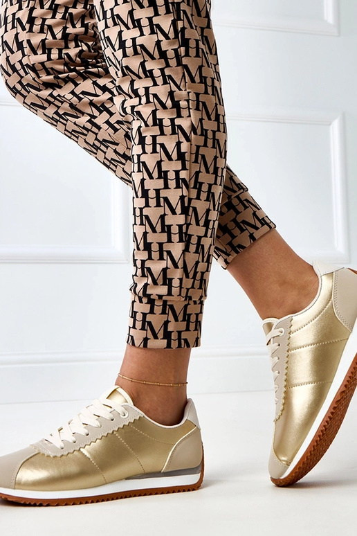 Sneakers sportive color sabbia con... Sneakers sportive color sabbia con...