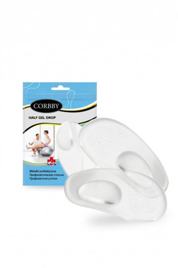 CORBBY Solette in gel per le dita dei piedi