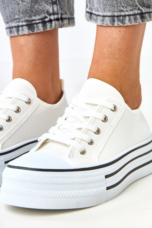 Scarpe con piattaforma bianche Talah