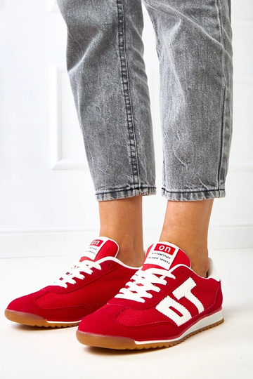 Scarpe sportive rosse con...