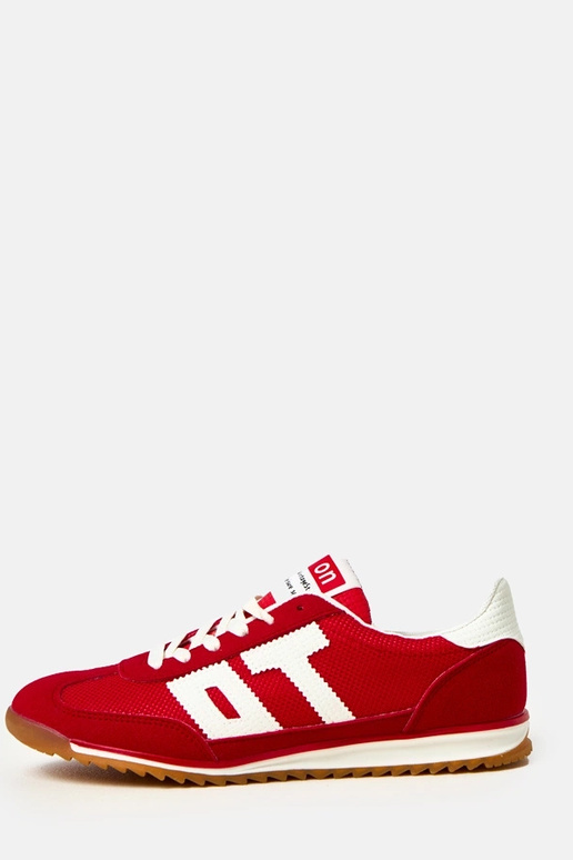 Scarpe sportive rosse con elementi...