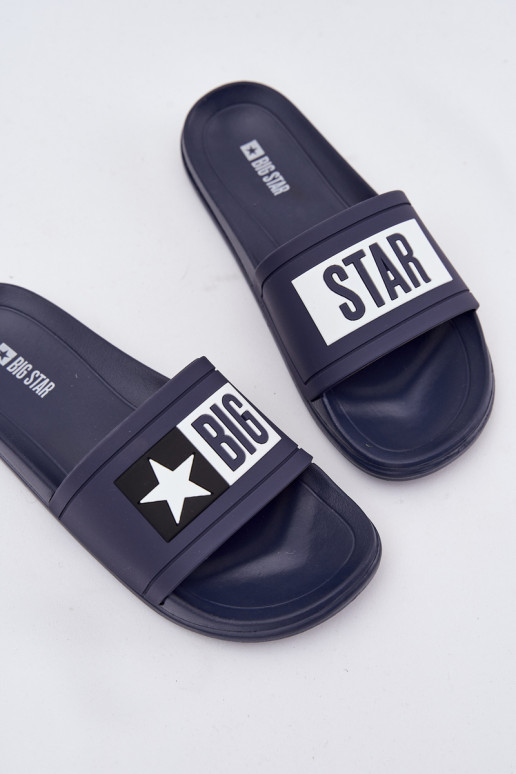 Femminile Pantofole Big Star DD274A265 quelli blu-Colore bianco Femminile Pantofole Big Star DD274A265 quelli blu-Colore bianco