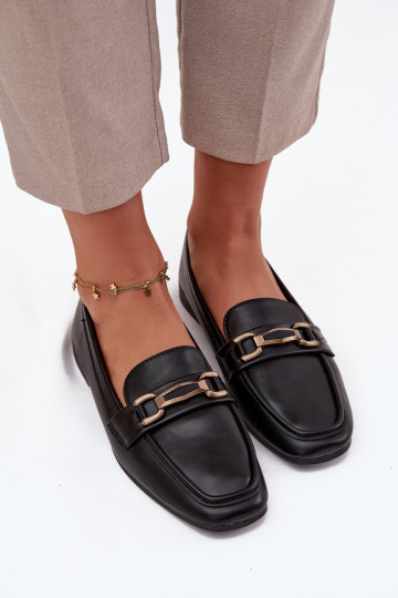 scarpe Mocassini Femminile con ornamenti colore nero Priscelle