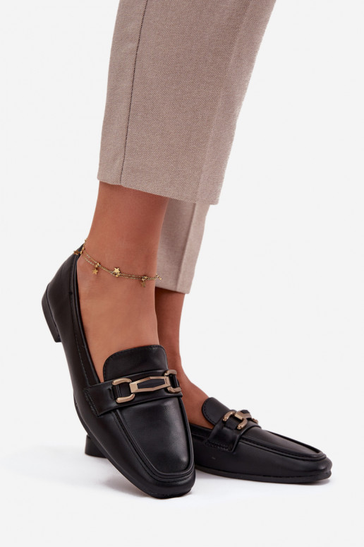 scarpe Mocassini Femminile con ornamenti colore nero Priscelle