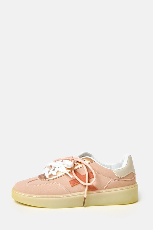 Sneakers rosa con plateau "Eriksen"