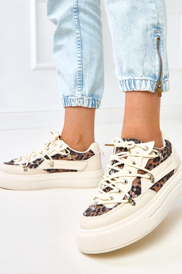 Sneakers sabbia con plateau... 2