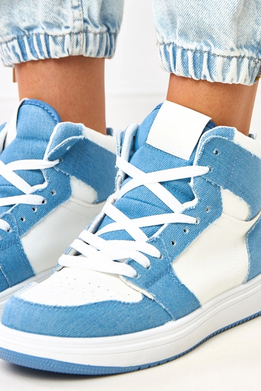 Sneakers alte sopra la caviglia con...