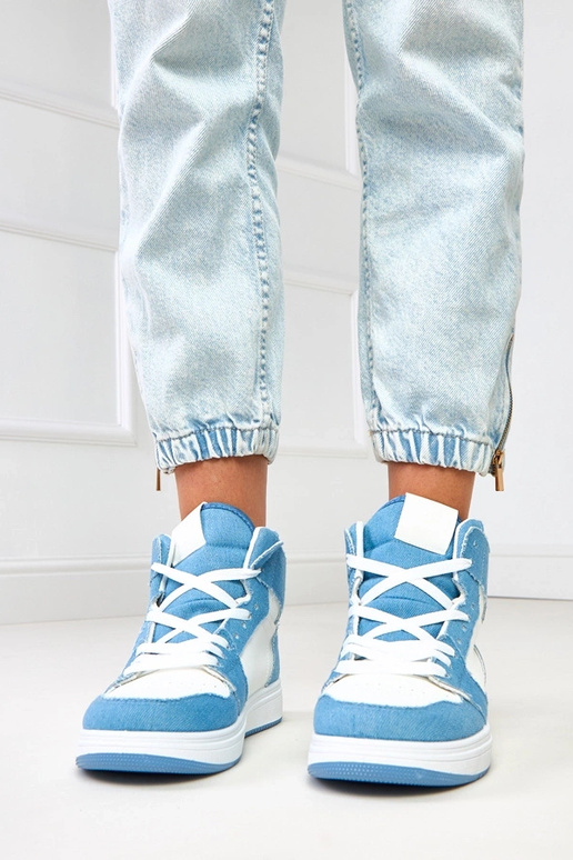 Sneakers alte sopra la caviglia con...