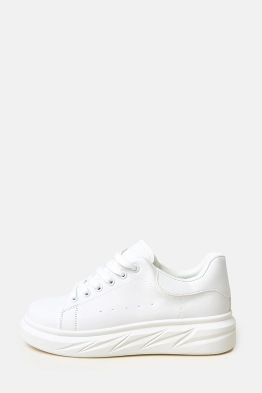 Sneakers bianche con plateau "Rosier"