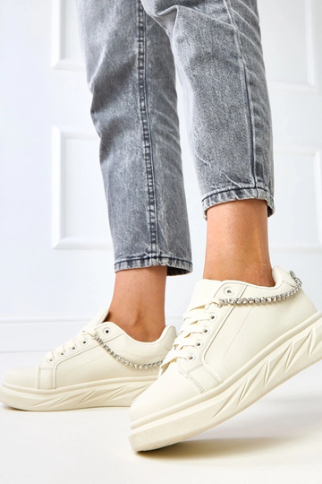 Sneakers sabbia con plateau... 2