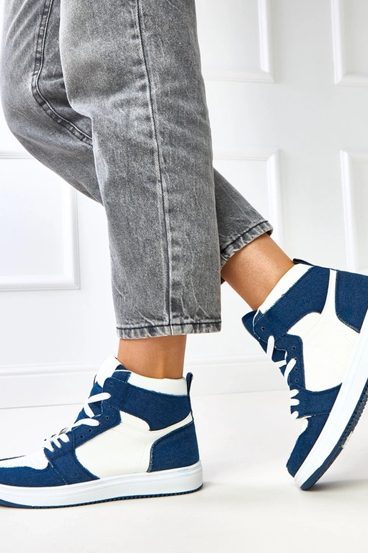 Sneakers alte sopra la caviglia con...