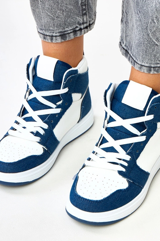 Sneakers alte sopra la caviglia con...