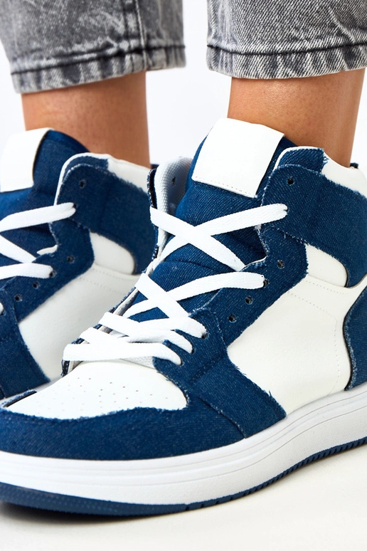 Sneakers alte sopra la caviglia con...