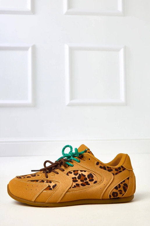 Scarpe sportive con stampa leopardata...