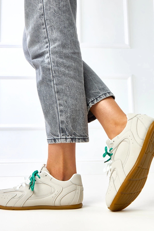 Scarpe sportive grigie con doppio...