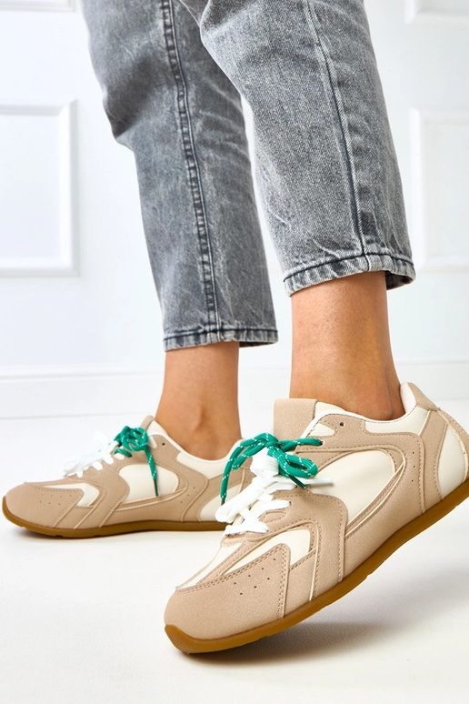 Scarpe sportive sabbia con doppio...