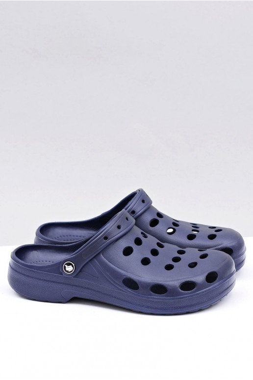 Deveschio Pantofole sandali Do Ogrodu Basen blu scuro Deveschio Pantofole sandali Do Ogrodu Basen blu scuro